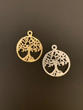 Tree of Life Pendent (Gold Finished/Silver Plated) | Purity Beads