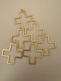 Cross Pendant (Gold Finished/Silver Plated) | Purity Beads