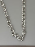 3 Feet of 925  White Sterling Silver Hollow cable Chain  Size 7.6mm | CHN101SS
