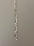 3 Feet  Sterling Silver Chain, Silver Long Cable Pulled  Sterling Silver Chains, Long Sterling Silver Size :3,55 X7.85 | CHN134SS