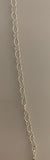 Sterling Silver Chain, 4.1mmX5.4mm Cable Chain With Knurled, White Silver | CHN72SS