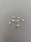 Sterling Silver Clasps | 925 Sterling Silver Long Clasp | Clasps With Open Ring | Available Five ID Sizes: 3.2m, 3.8m, 4.8m, 5.8m, 6.3mm