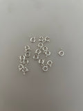Sterling Silver Spring Ring Clasp | 925 Sterling Clasps | 18 Pcs In a Pack | Size: 6mm | H9SS