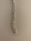 3 feet of Sterling Silver Chain, Hollow Cable Chain Size :7.1mm (Sterling silver chain 925 all the way through) | CHN99SS