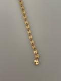 14k Real Gold Filled 3ft., 4mm Round Sequin Disc Chain Links  #JCH19GF