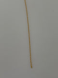 14K Real Gold Filled 3ft. Chain | Gold Filled Flat Cable Chain | 1.3mm Real Gold Filled Chain | Designers Fine Nice Chain