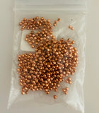 Solid Copper And Gunmetal Beads Plain Round Beads in 3 size: 2mm, 2.5mm and 3mm. Choice of 2 colors (Copper Color & Gunmetal)