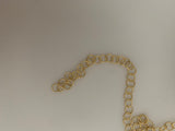 3 Feet of Gold Plated Brass Chain. Round Rolo Chain, Smooth and Round Rolo chain.Gold Plated and E-Coated Chain. Size: 4.65mm CHN18BM