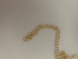3 Feet of Gold Plated Brass Chain. Round Rolo Chain, Smooth and Round Rolo chain.Gold Plated and E-Coated Chain. Size: 4.65mm CHN18BM