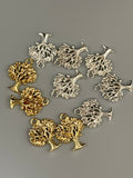 Tree Shaped Pendent/Jewelry Components (Gold Plated/Silver Plated) | Purity Beads