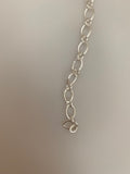 3 feet Sterling Silver Figaro Cable 1 Short Link 1 oval Long link chain size: 4.8mm | CHN49SS