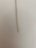 3 Feet Of Sterling Silver Round rolo half round wire Chain Size: 2.5mm | CHN44SS