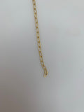 3 Feet Gold Plated Brass Chain | Long Cable Chain | Gold Plated Electroplated Chain | Size: 5.6mmX2.6mm | CHN16BM