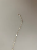 3 feet Sterling Silver Chain, 925 Sterling all the way through chain, cable chain with crimped D/C tube size: 1.8mm #053 Sterling Silver