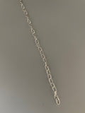 3 Feet of Sterling Silver Chain. Paper Clip Chain Silver Chain and E-Coated Chain. Size: 4,35X11,13-4,25X7,2 | CHN137SS