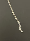 This listing is for 3 feet long Sterling Silver Chain Solid Puff Marina Links Size: 3,3mmX4,76mm | CHN165SS