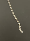 This listing is for 3 feet long Sterling Silver Chain Solid Puff Marina Links Size: 3,3mmX4,76mm | CHN165SS