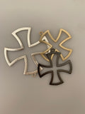 Iron Cross Jewelry Components Gold Finished And Silver Plated,Gunmetal Finding