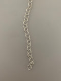 3 foot of 925 Sterling Silver Chain, Hollow,  Cable light Weight Sterling Chain 925 Sterling Silver All The Way Through | CHN100SS