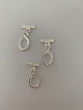 Sterling Silver Toggles A Pack of 3 Pcs, Made out Sterling Silver  Size: 20mmX11mm | T5SS