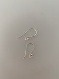 7 Pairs(14 Pcs) Sterling Silver Ball End Ear Wires 20mm | EW5SS