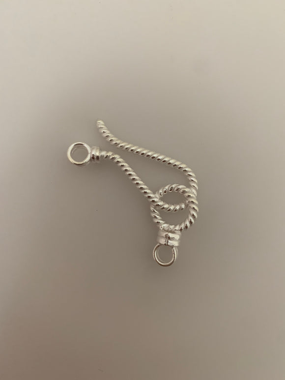 Sterling Silver S Hooks /Clasp 32mmX20mm | H2SS