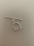 Sterling Silver Toggle Clasp  one pc Made out of Sterling Silver 925 One Set Toggle 20mm X15mm | T8SS