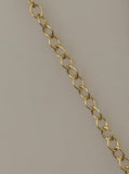 3 Feet Gold Plated Brass Chain - Romb Cable Chain - Brass Gold Plated Chain | CHN1BM