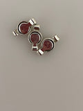 925 Sterling Silver Magnetic Clasp | 3 Clasps in a pack | Size: 7mmX14mm | C4SS