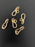 S Hooks (Gold Plated/Silver Plated) | Purity Beads