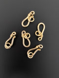 S Hooks (Gold Plated/Silver Plated) | Purity Beads