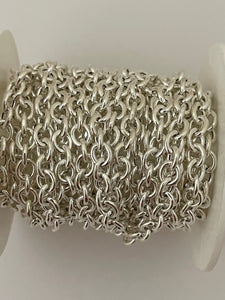 3 Feet of 925 Sterling Silver Hollow  Cable Chain  Size:5.8mm | CHN98SS