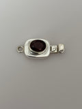 Sterling Silver 925 Clasps | Natural Hight Quality Gemstone Clasp | Size:10mmX21mm C10SS