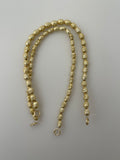 1 Strand of Decorative, designer  Gold Finish Bead  E-coated, Available  Two  Size: 6mX4m,6mX5
