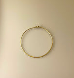 14K Real Gold Filled Wire Beading Hoops | Beading Earwires | 0.70mm Thick Gold Filled Wire | Available 5 Size: 15mm, 20mm, 25mm, 30mm, 45mm