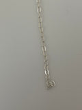 3 Feet Sterling Silver Flat oval Cable Chain 925 Sterling all the way through, Size: 2.5mmX3.5mm | CHN6SS