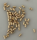 14K Real Gold Filled Twisted Tube Available in Two Sizes: 2mmX3mm, 2mmx2mm