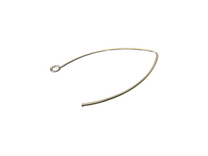 8Pcs V Shape Ear Wire | 14K Real Gold Filled Ear Wire | Long End V Shape Ear Wires | EW1GF