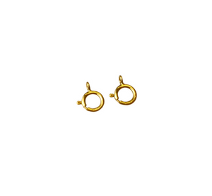 Spring Ring, 24-32Pcs, Sizes: 5-6mm, 14k Gold Filled, Light w/Closed Ring