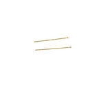 14K Real Gold Filled | Flat Head - Head Pins | Available in two Gauges | 24 Gauge (50Pcs) | 26 Gauge (70Pcs) | 1 Inch Head Pins | Size: 1"