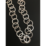 Circle Chain/Round (Gold Finish,Copper And Gun Metal, Silver Plated) Round shaped Brushed Finish, E-coated Chain .