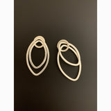 Double Oval Shaped Loops (Gold Finished/Silver Plated) | Purity Beads