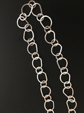 3 Feet of Copper Chain "D" Shape And Circle Chain, Gold Finish And  Silver Plated Solid Copper And Gunmetal Brushed Finish, E-coated Chain