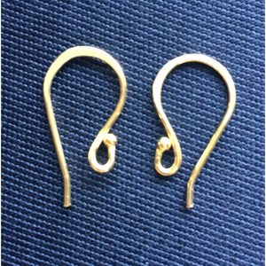 Ear wire Gold Finish, Silver Plated, or Gun Metal E-Coated, Hammered Ear wires, Findings, Metal Ear-wires | Purity Beads