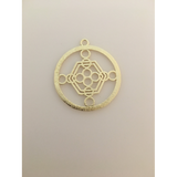 Fancy Pendent/Charm Silver Plated or Gold, E-coated. | Purity Beads