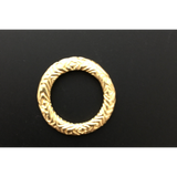 Hoop/Ring/Loop (Designers) (Gold Finish) | Purity Beads. #130