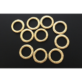 Hoop/Ring/Loop (Designers) (Gold Finish) | Purity Beads. #130