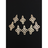 Knotted Celtic Cross Components (Gold Plated/Silver Plated) | Purity Beads