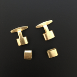 Leather Clasps Gold Finish, E-coated, Brushed Finish, Jewelry Components #458