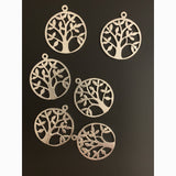Tree of life  Charm (Gold Finished/Silver Plated) | Purity Beads